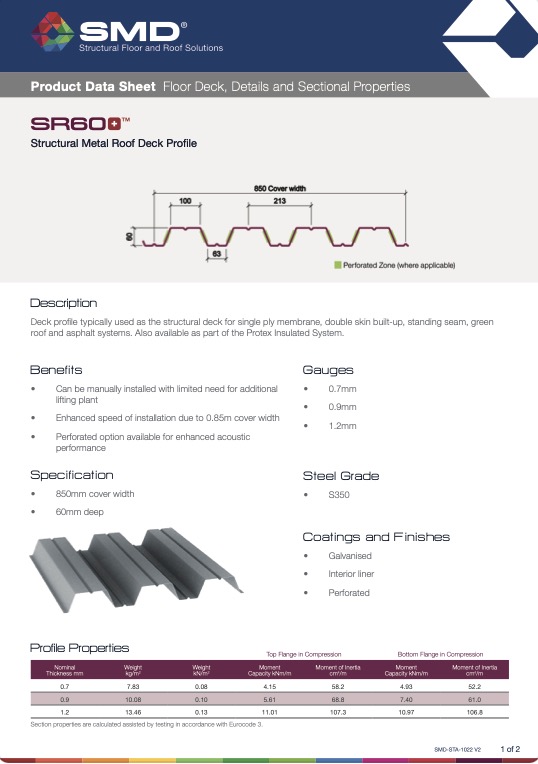 SR60+ Data Sheet